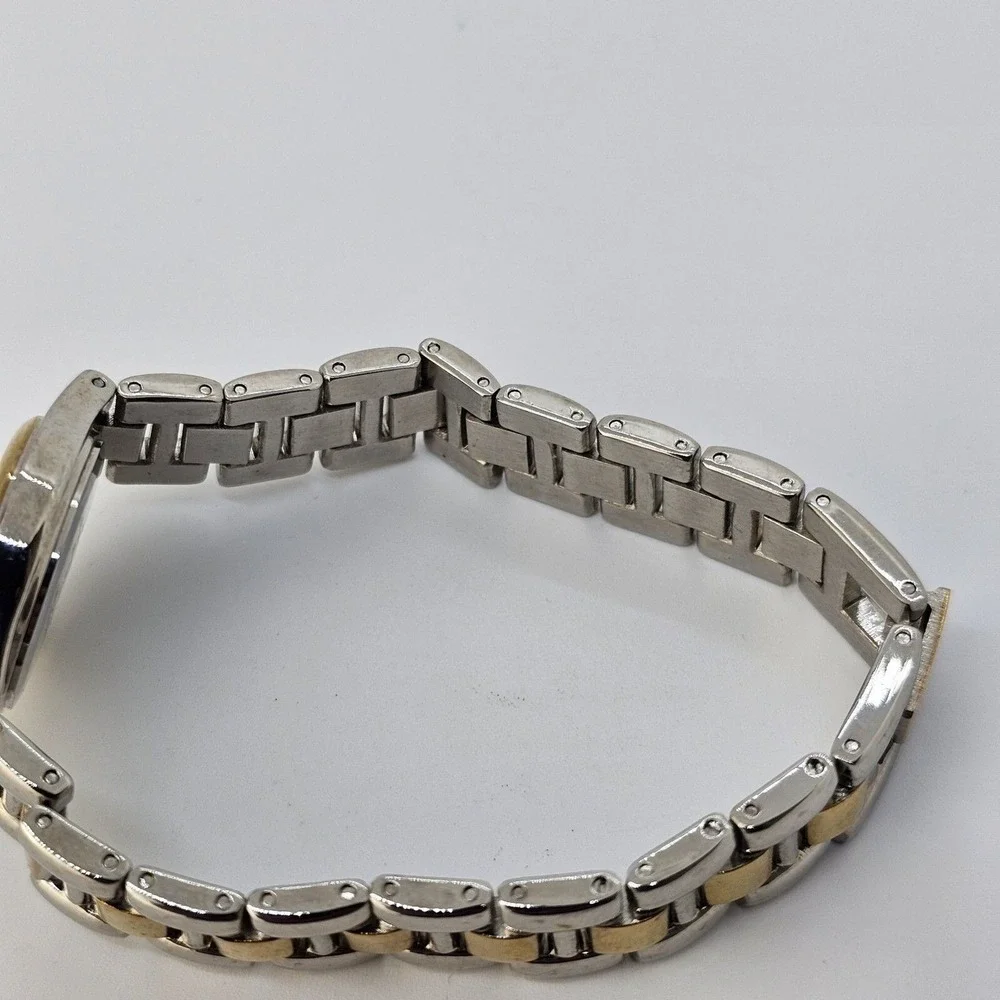 Anne Klein II Women's Watch 22MM Gray‎ Dial Two Tone Bracelet 7